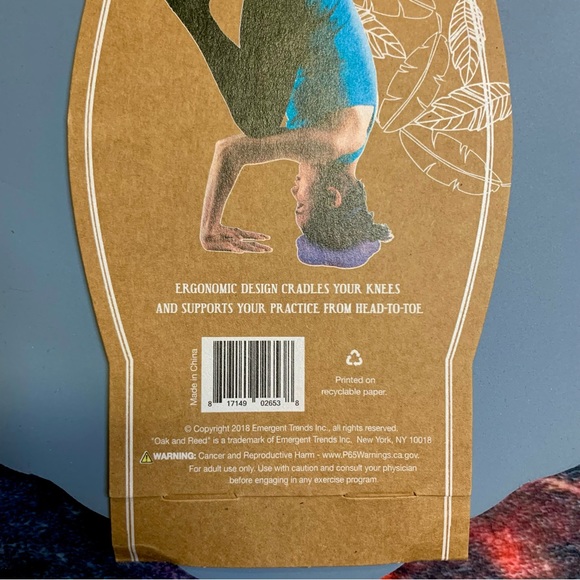 💛 Oak and Reed Head-to-Toe Yoga and Fitness Pad NWT SOLD OUT ONLINE - Picture 7 of 10
